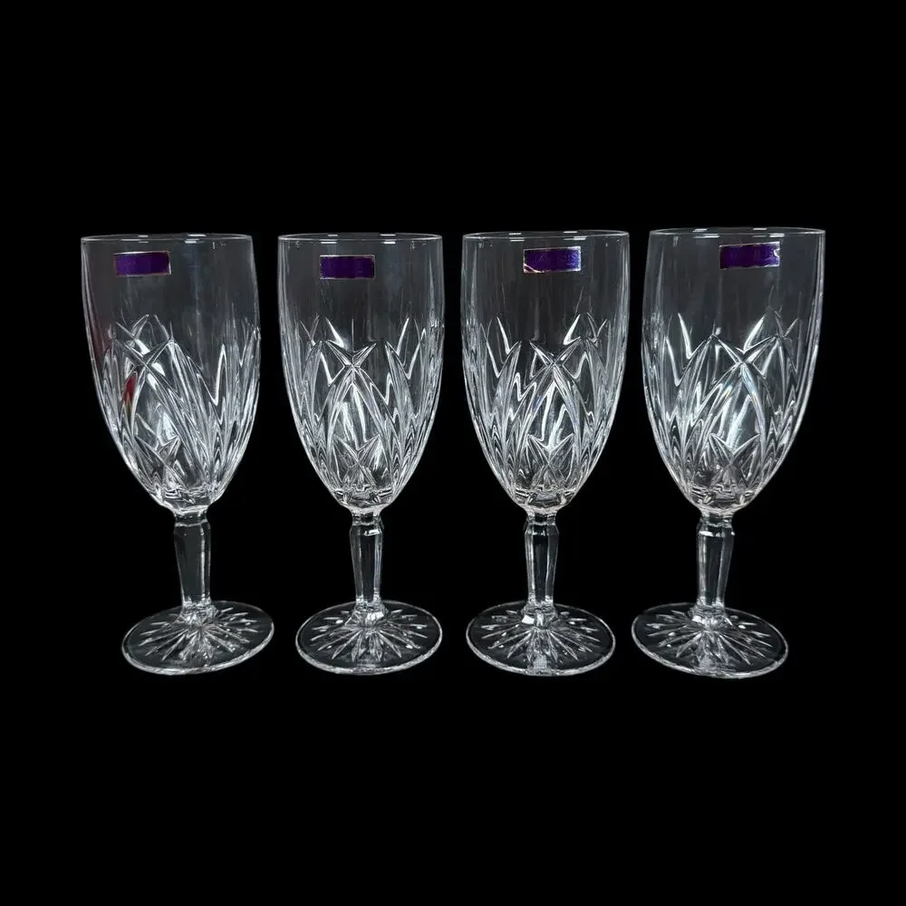 Marquis By Waterford Markham All Purpose Wine Goblet Set Of 4 Crystal Glasses